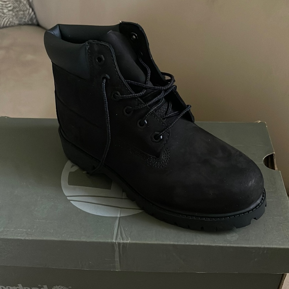 Black Nubuck Timberlands